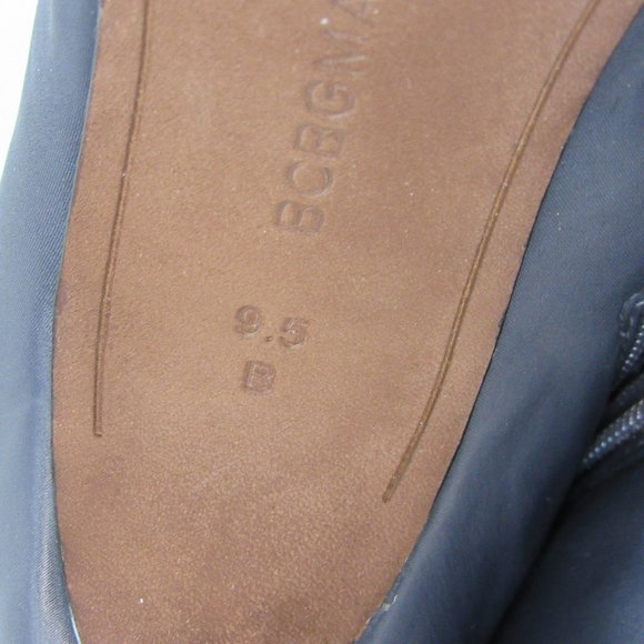 BCBG Jolie Stretch Satin Asphalt 9.5 heeled bootie - Picture 6 of 7